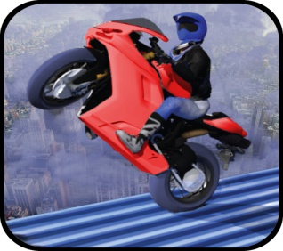 Moto Racing Flying Game